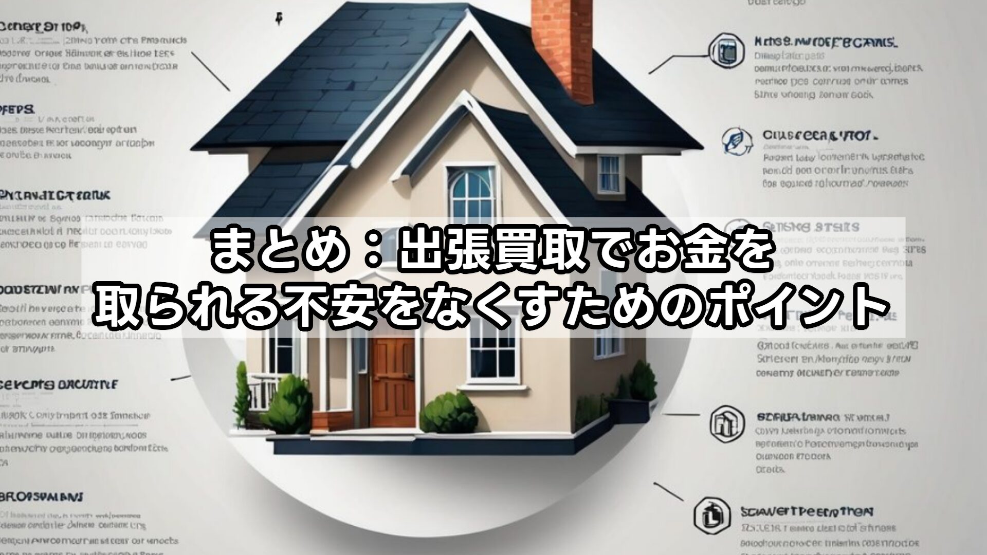 まとめ：出張買取でお金を取られる不安をなくすためのポイント