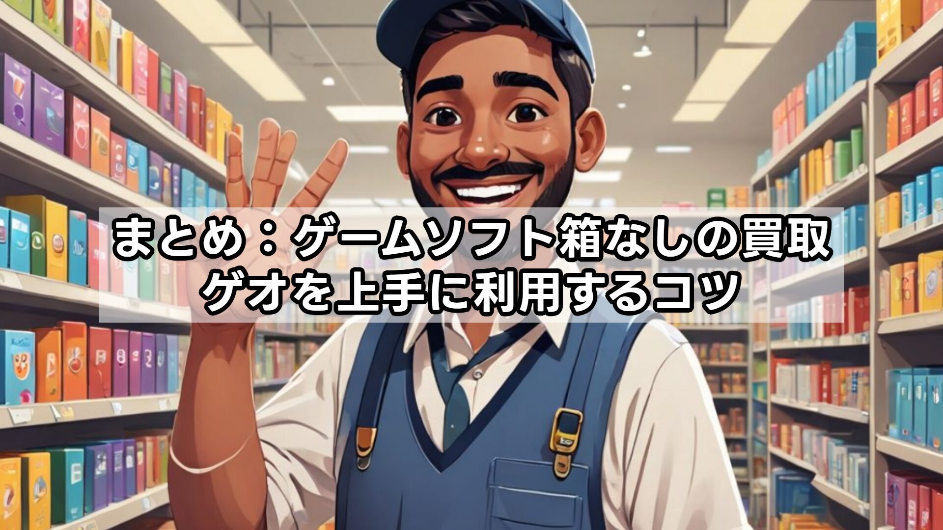 まとめ：ゲームソフト箱なしの買取、ゲオを上手に利用するコツ