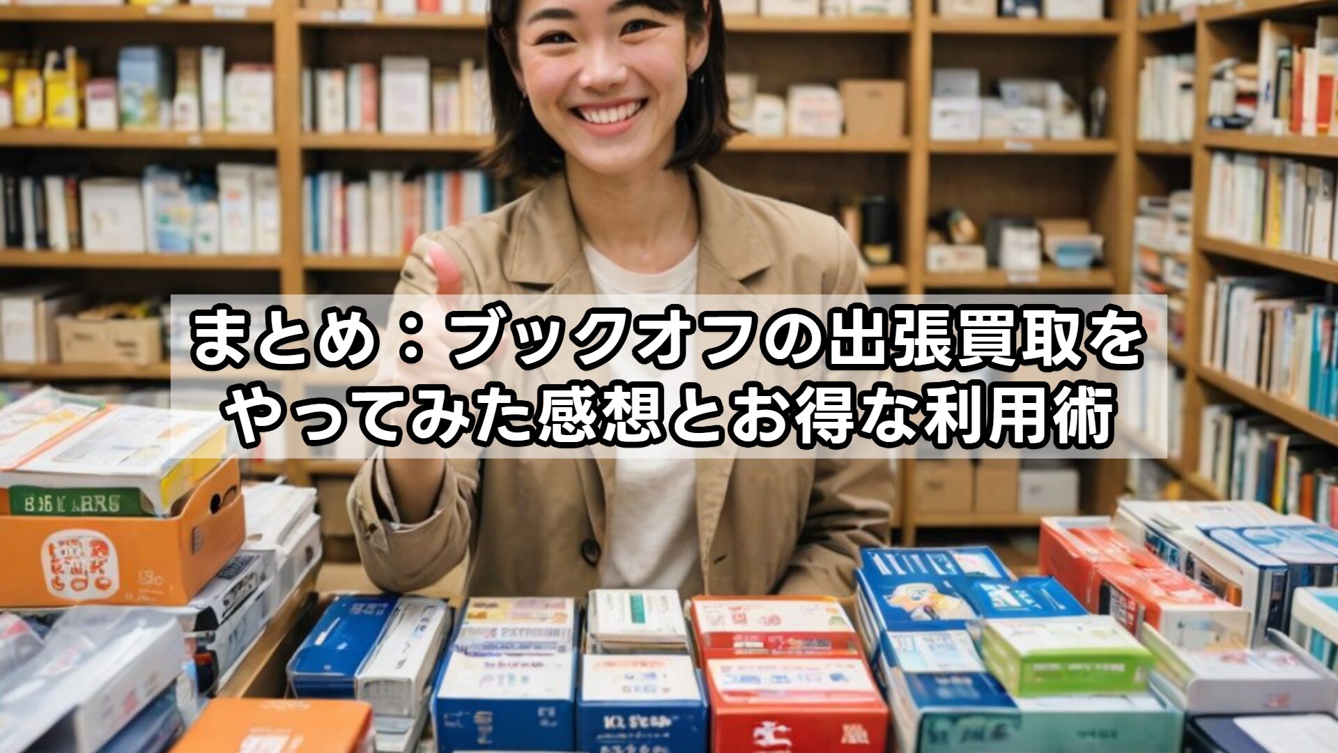 まとめ:ブックオフの出張買取をやってみた感想とお得な利用術