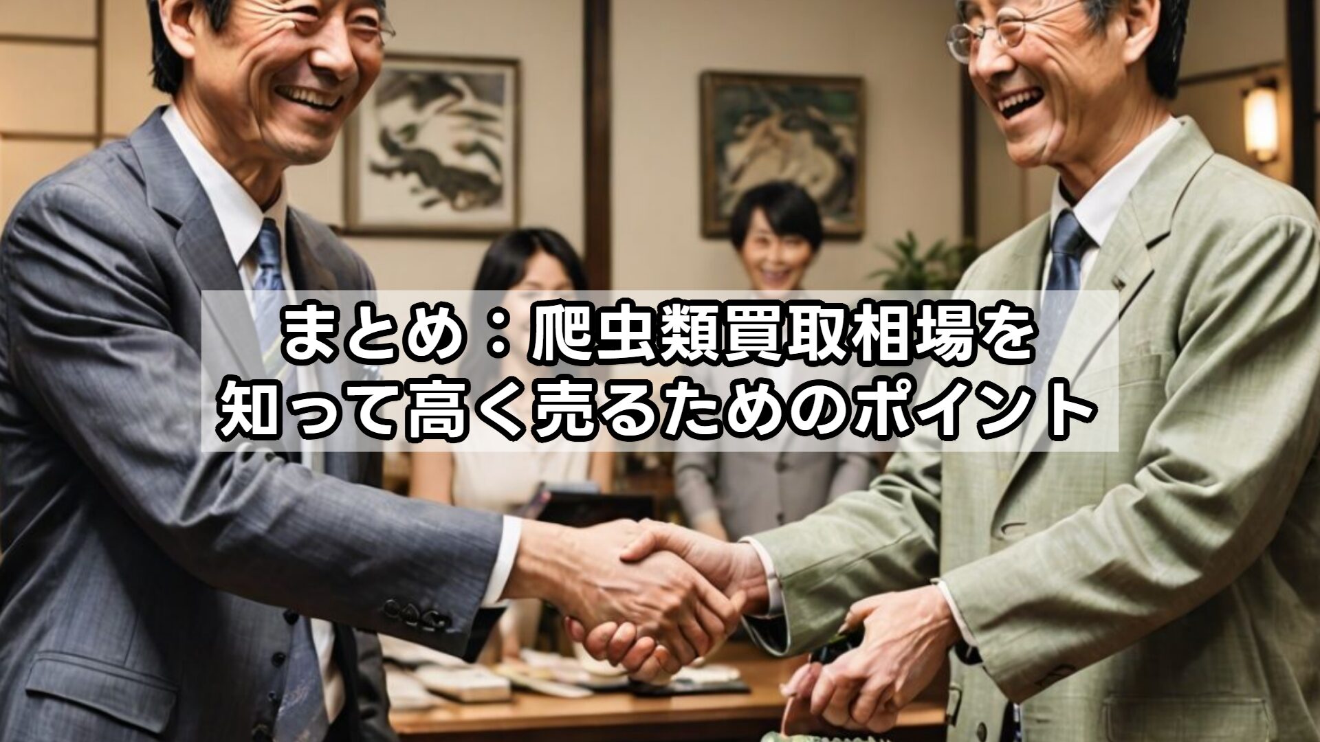 まとめ：爬虫類買取相場を知って高く売るためのポイント
