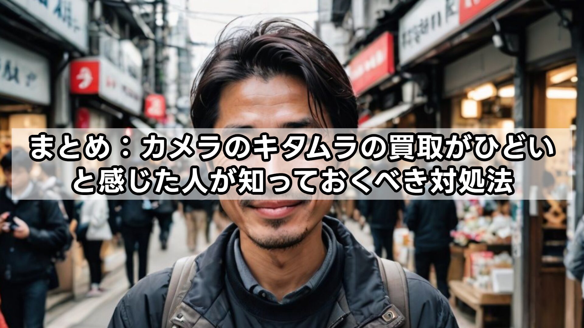 まとめ：カメラのキタムラの買取がひどいと感じた人が知っておくべき対処法