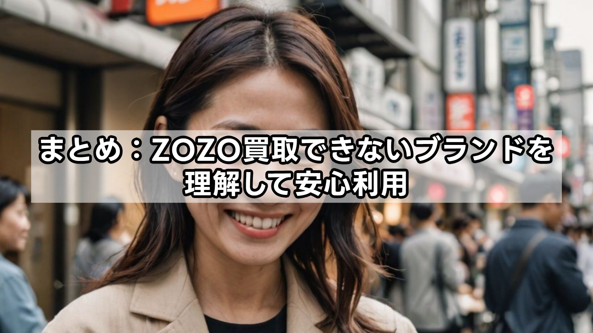 まとめ:ZOZO買取できないブランドを理解して安心利用