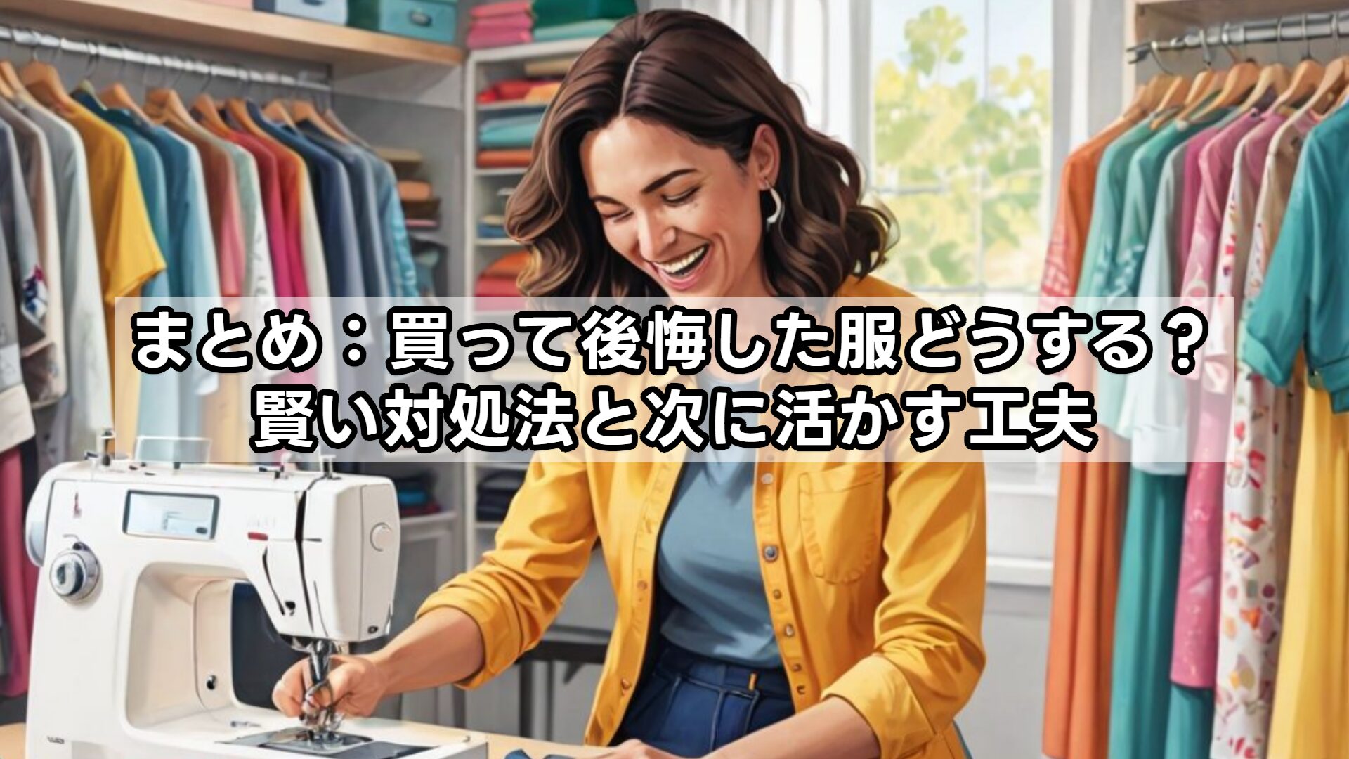 まとめ：買って後悔した服どうする？賢い対処法と次に活かす工夫