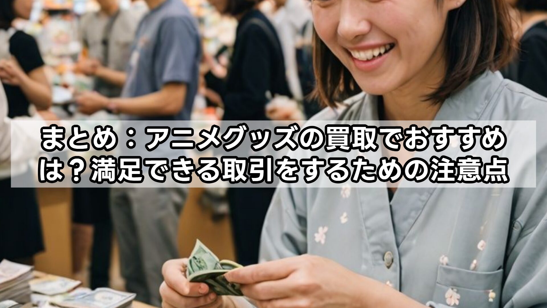 まとめ：アニメグッズの買取でおすすめは？満足できる取引をするための注意点