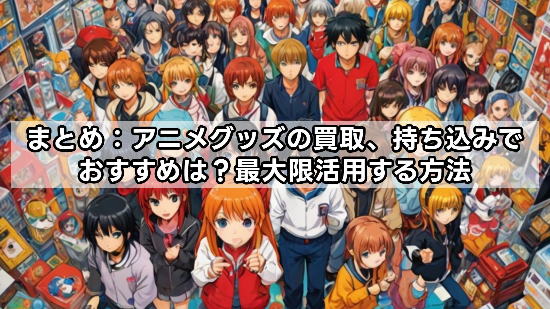 まとめ：アニメグッズの買取、持ち込みでおすすめは？最大限活用する方法