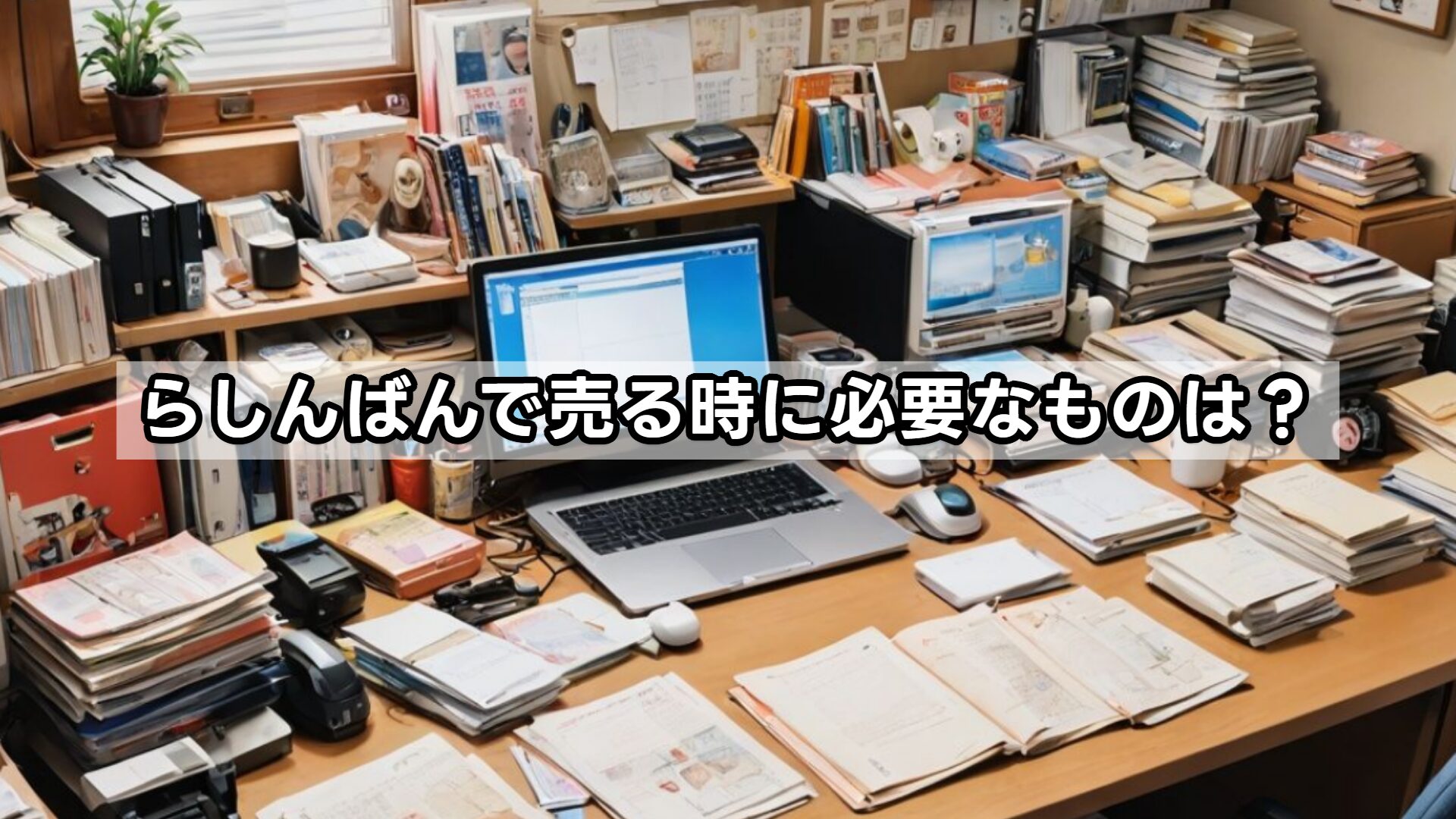 らしんばんで売る時に必要なものは?