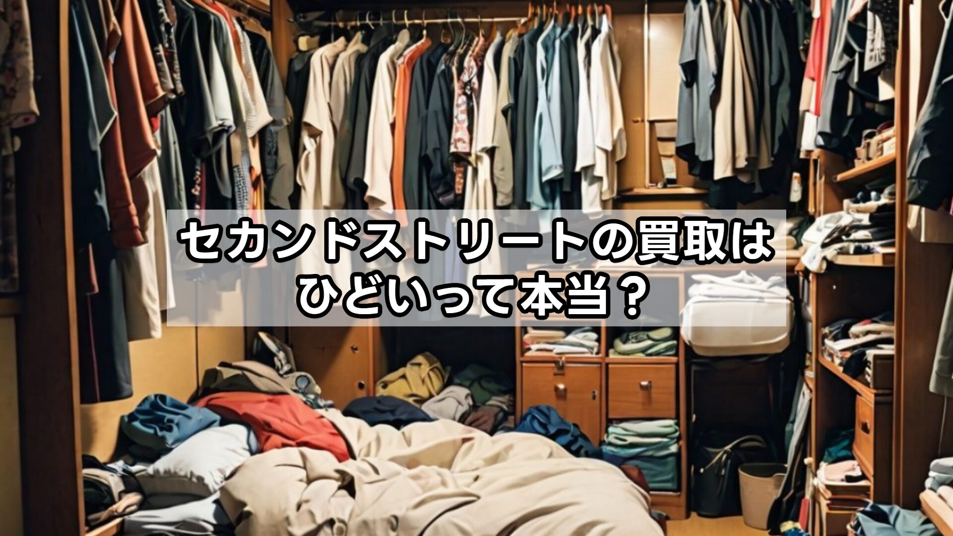 セカンドストリートの買取はひどいって本当？