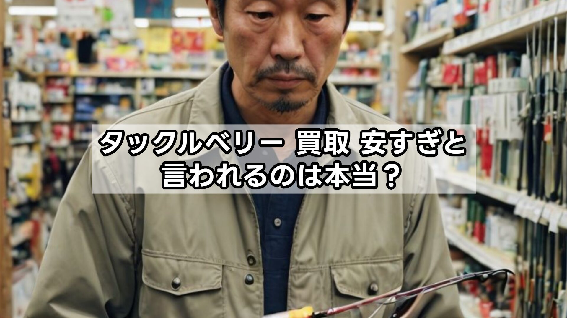 タックルベリー 買取 安すぎと言われるのは本当？