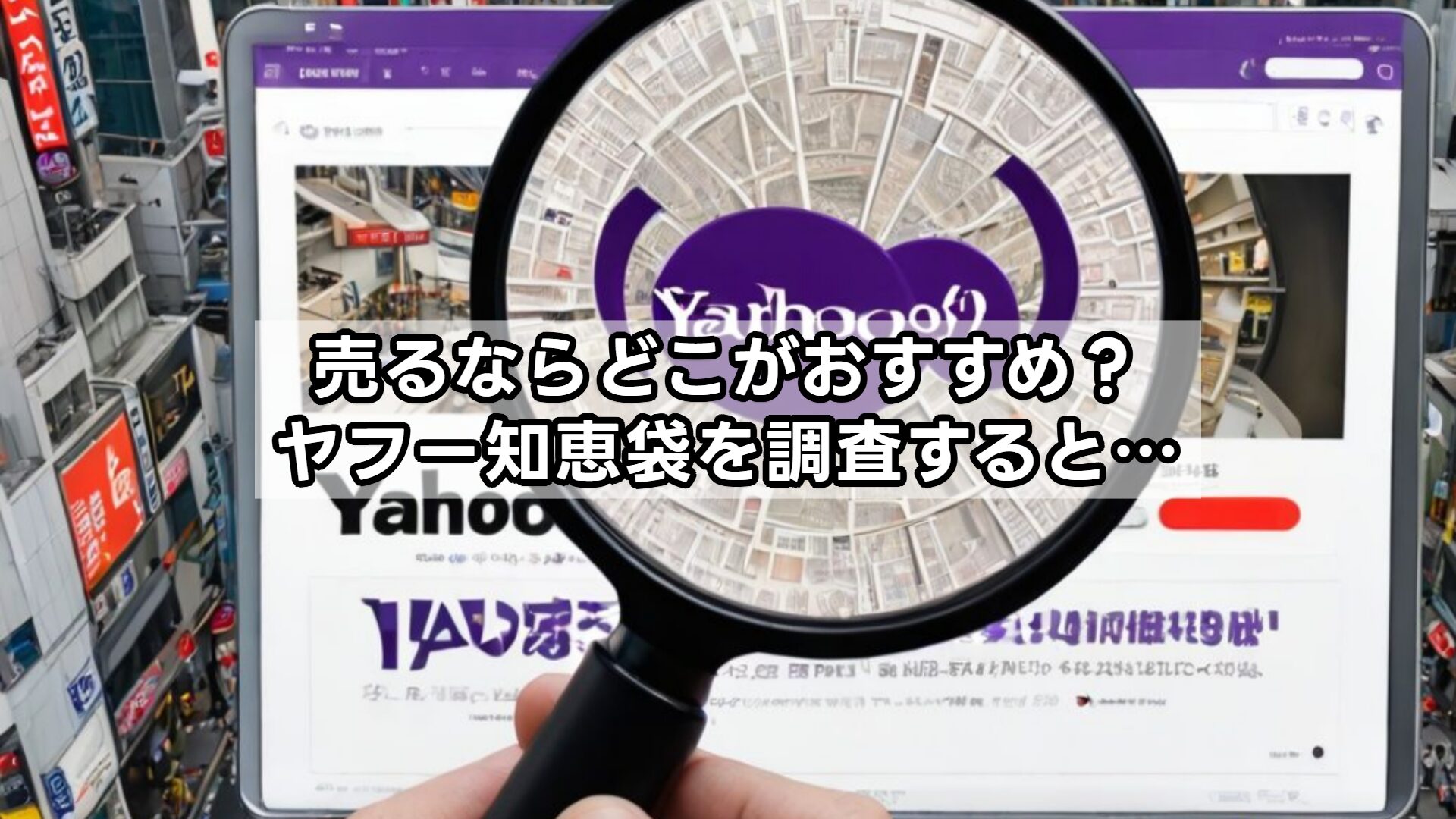 売るならどこがおすすめ？ヤフー知恵袋を調査すると…