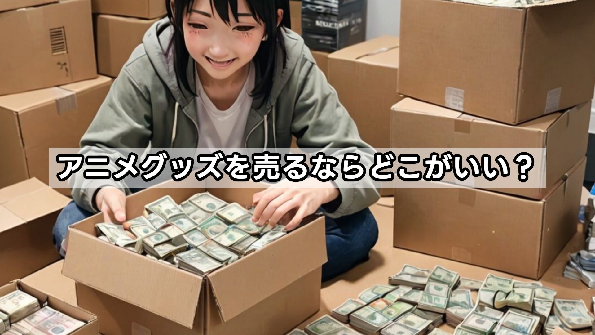 アニメグッズを売るならどこがいい？
