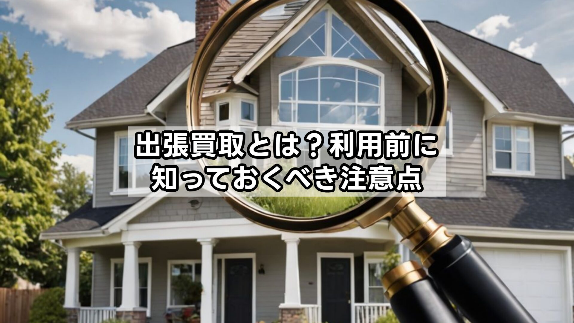 出張買取とは？利用前に知っておくべき注意点