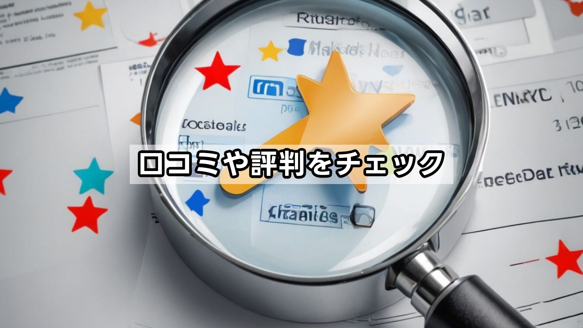 口コミや評判をチェック