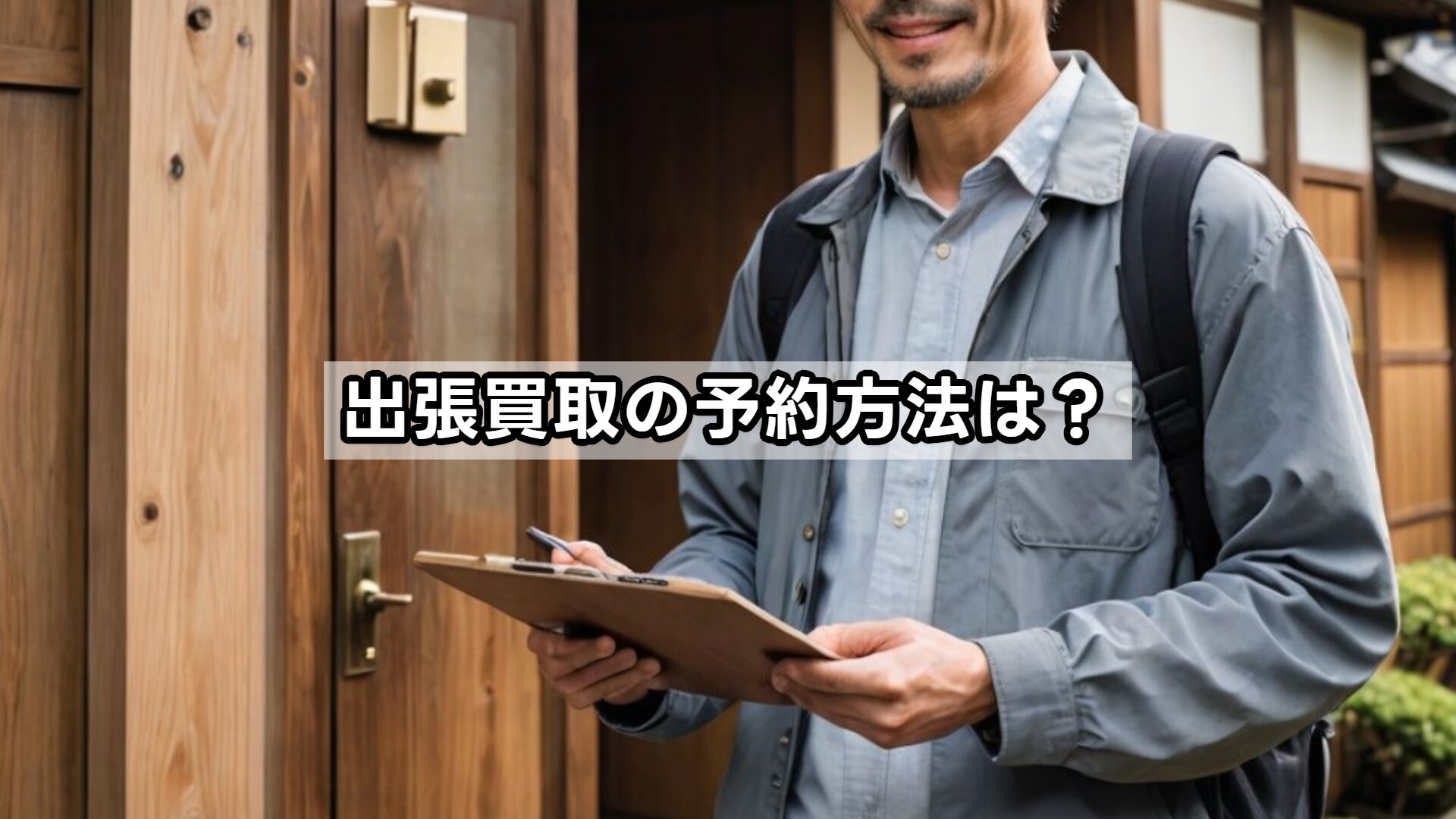 出張買取の予約方法は？