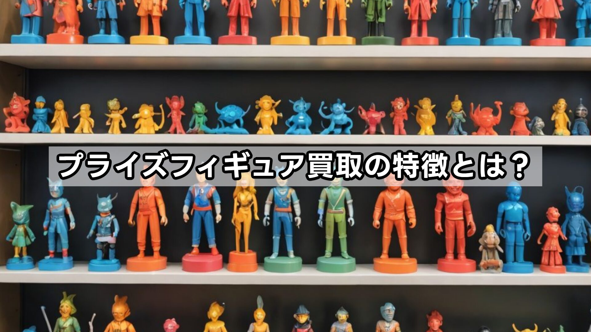 プライズフィギュア買取の特徴とは？