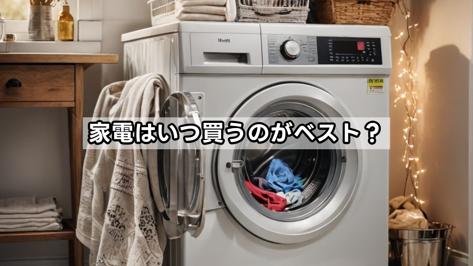 家電はいつ買うのがベスト？