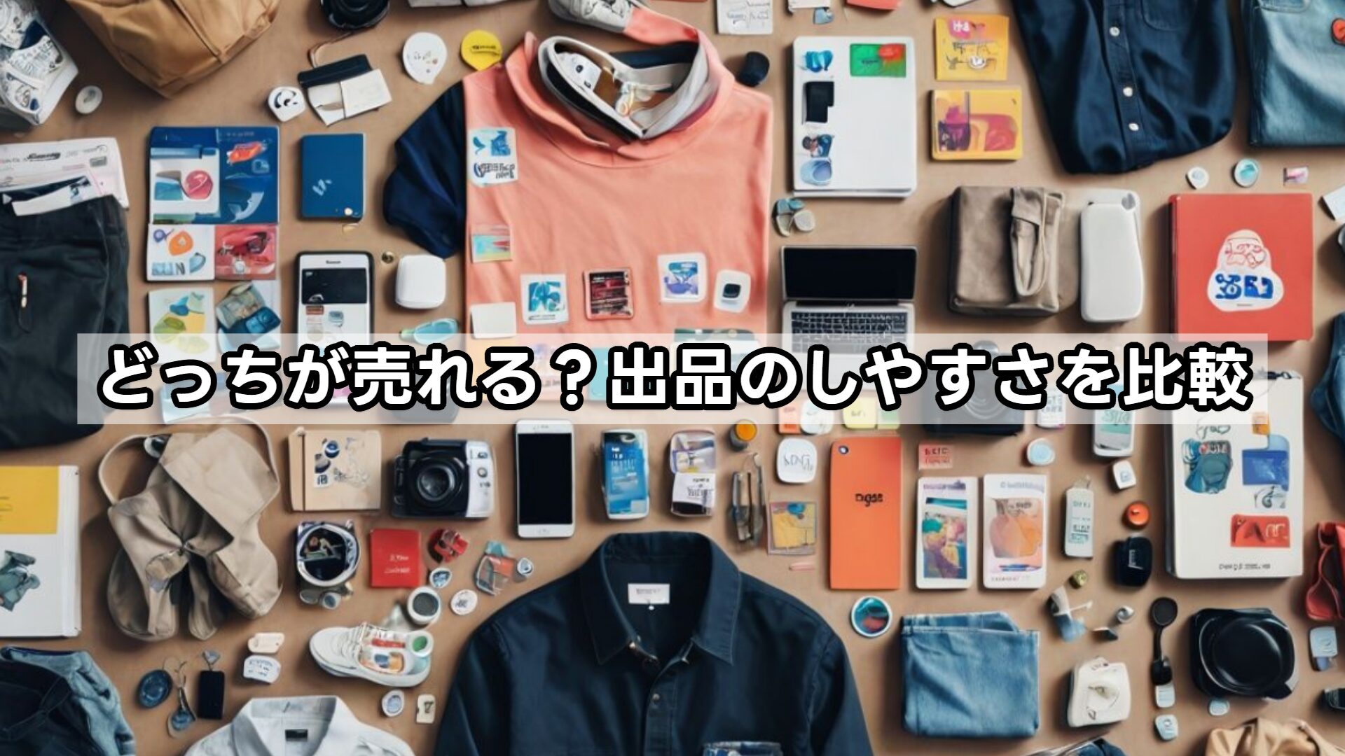 どっちが売れる？出品のしやすさを比較