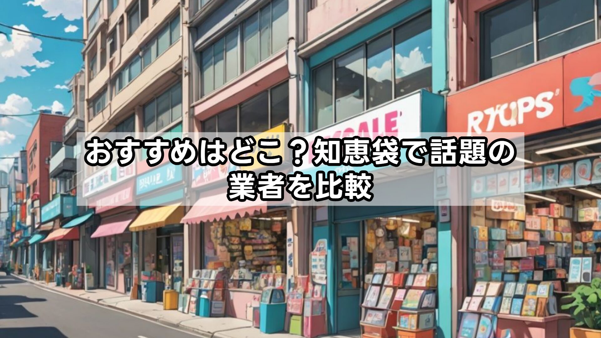 おすすめはどこ？知恵袋で話題の業者を比較