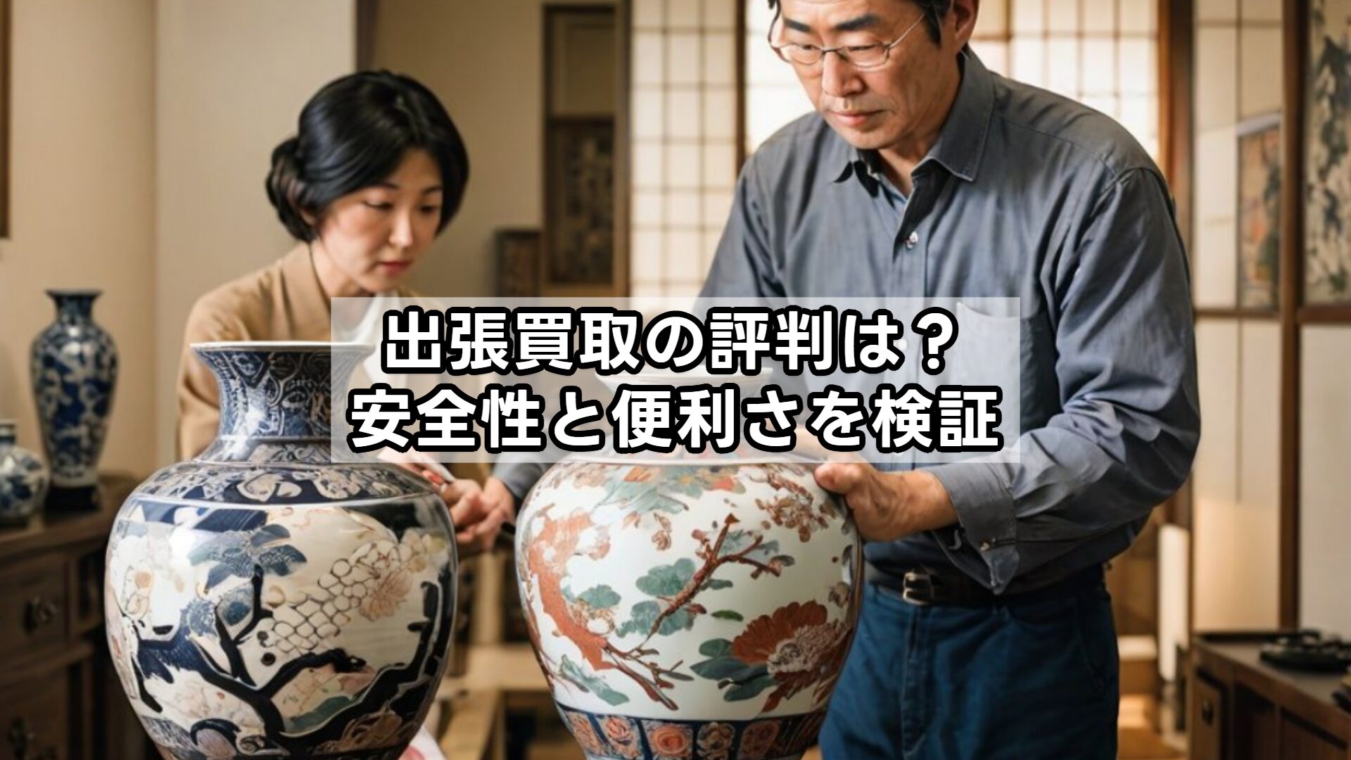出張買取の評判は?安全性と便利さを検証