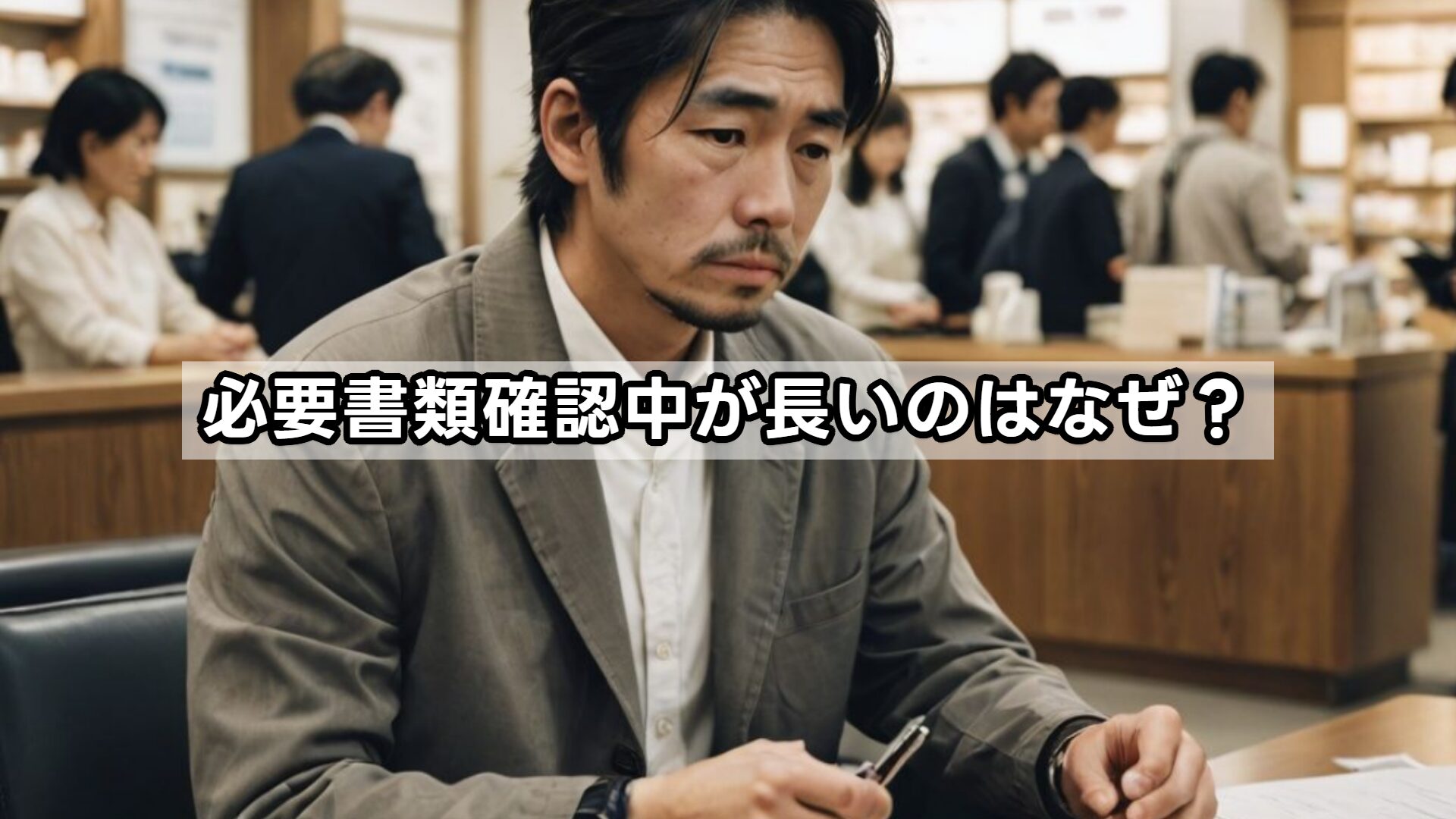 必要書類確認中が長いのはなぜ?