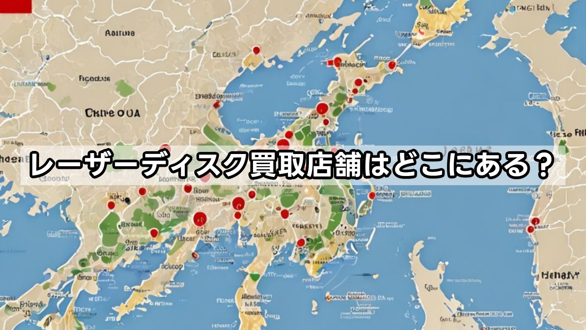 レーザーディスク買取店舗はどこにある?