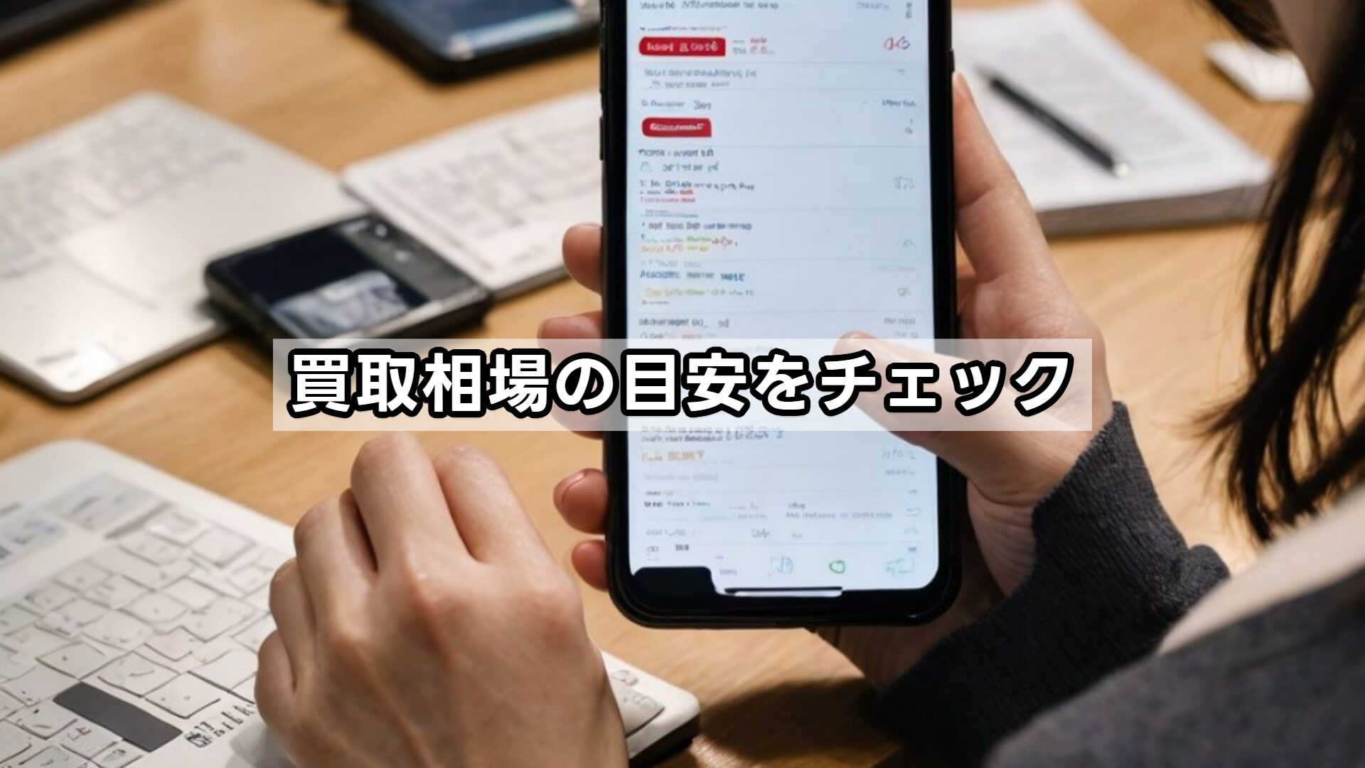 買取相場の目安をチェック