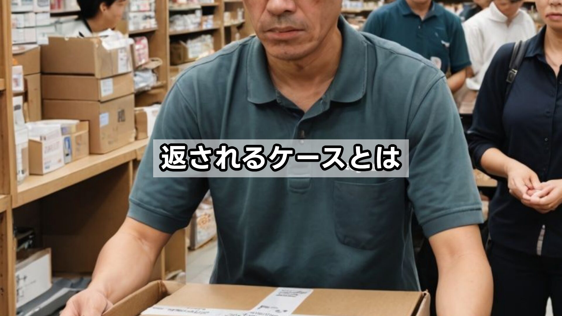 返されるケースとは