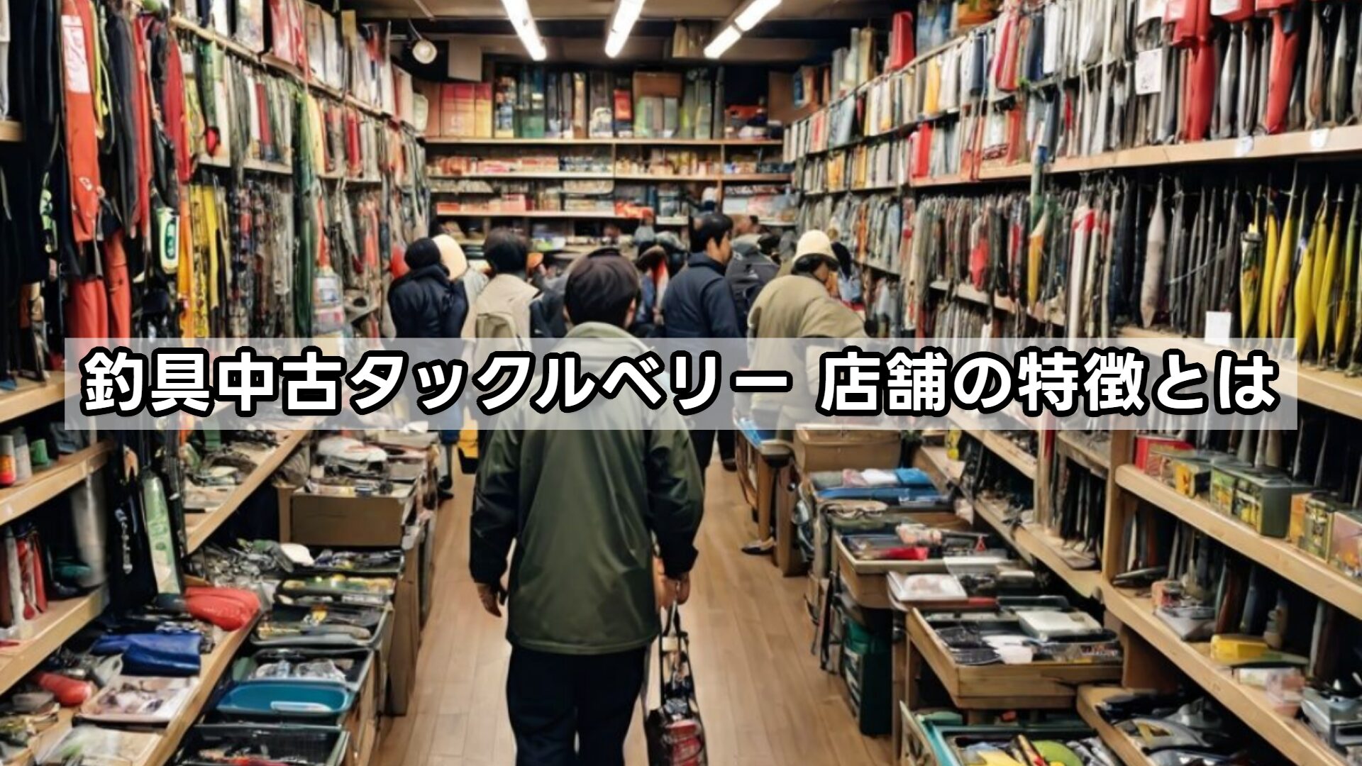 釣具中古タックルベリー 店舗の特徴とは