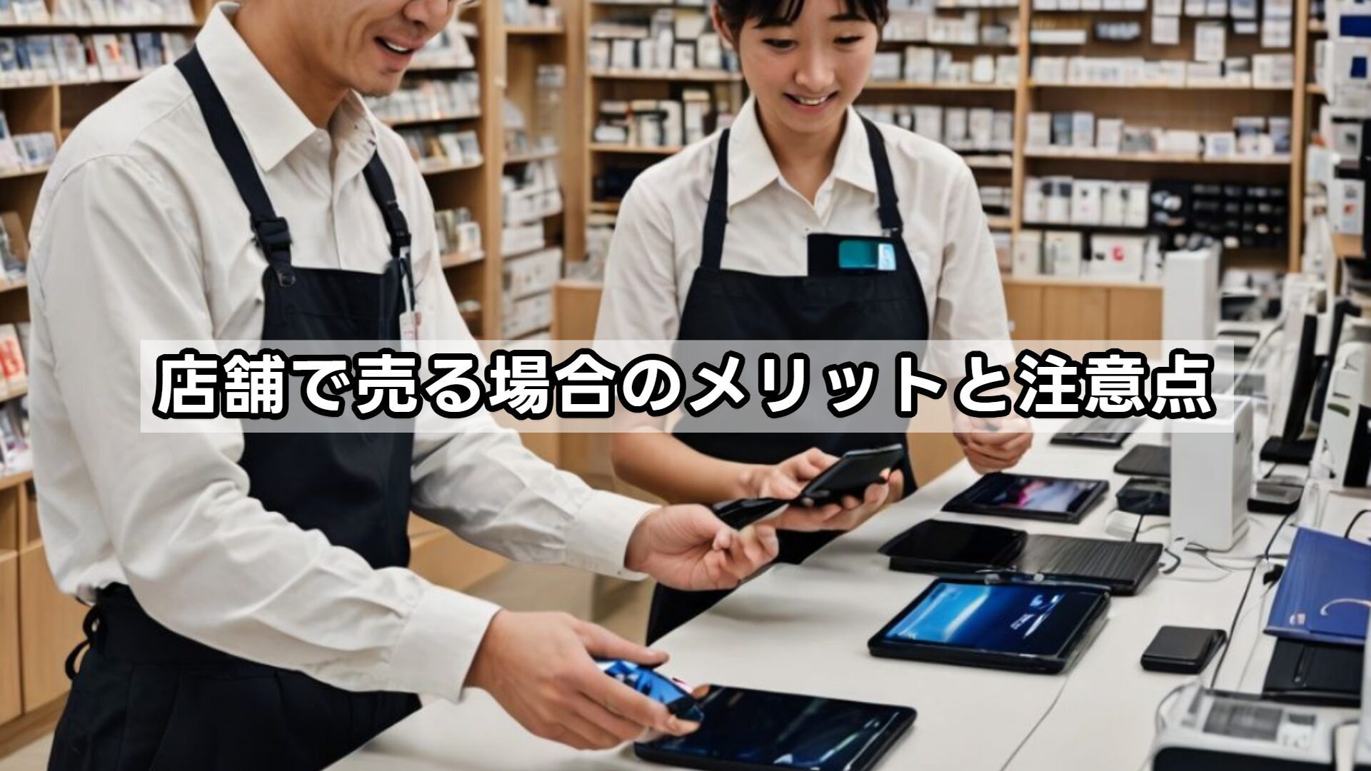 店舗で売る場合のメリットと注意点