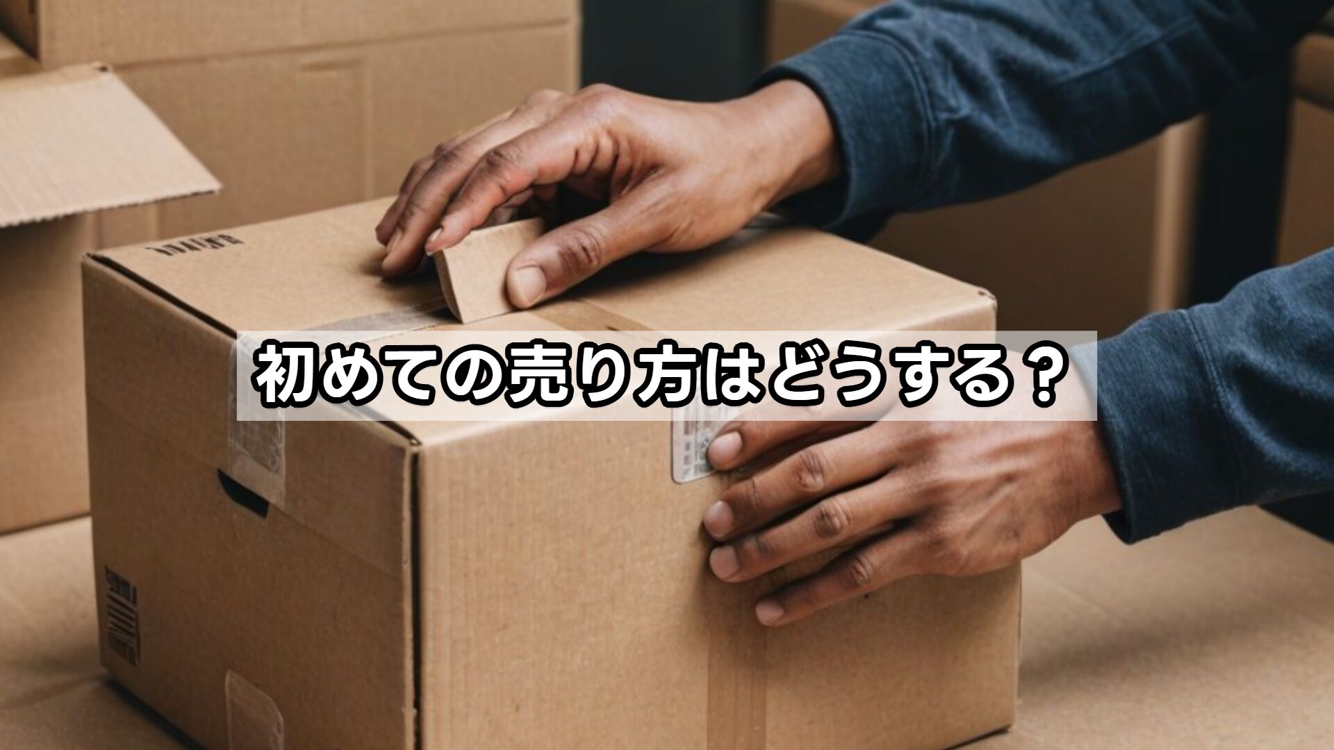 初めての売り方はどうする？