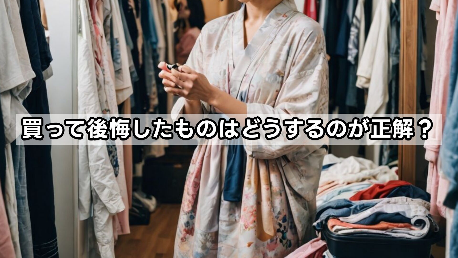買って後悔したものはどうするのが正解？