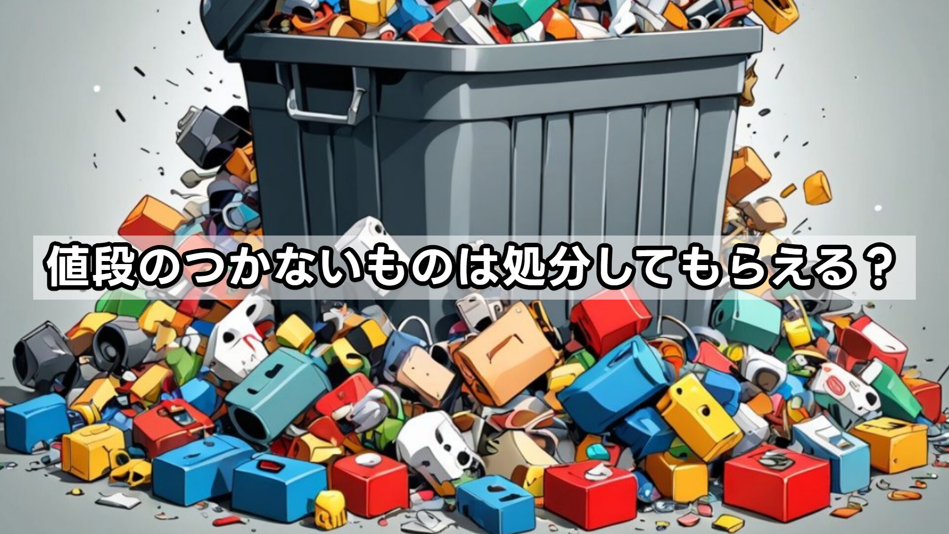 値段のつかないものは処分してもらえる？