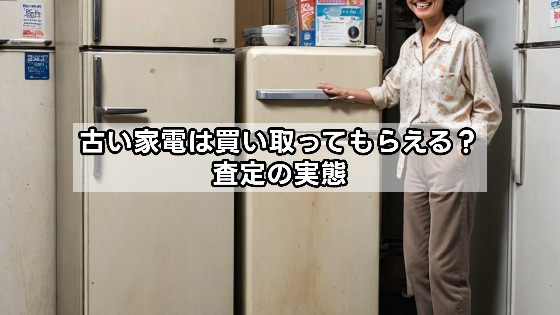古い家電は買い取ってもらえる？査定の実態