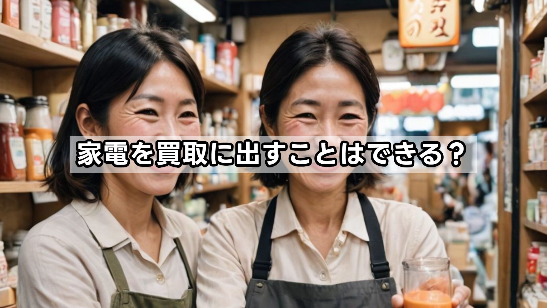 家電を買取に出すことはできる？