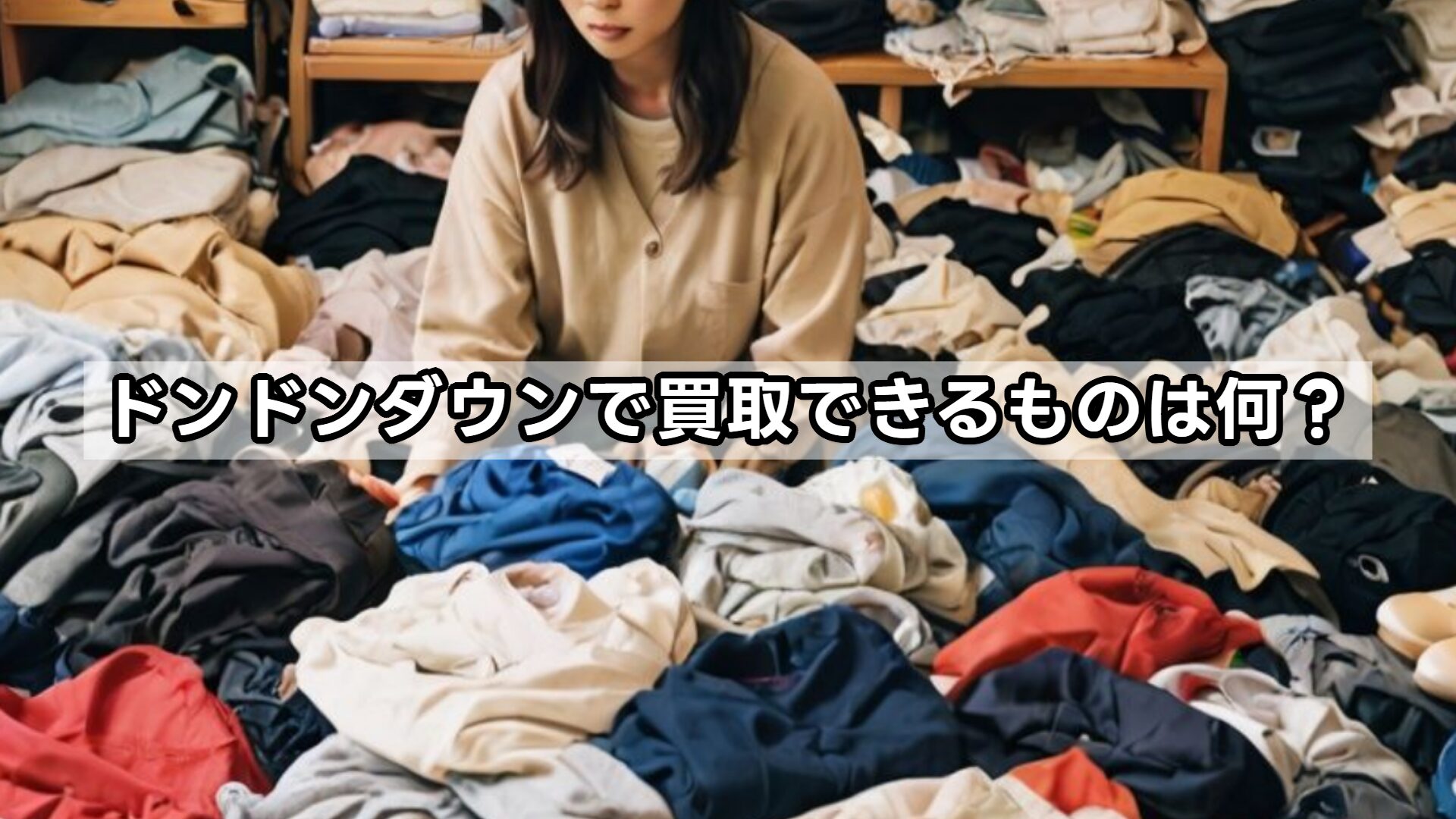 ドンドンダウンで買取できるものは何？