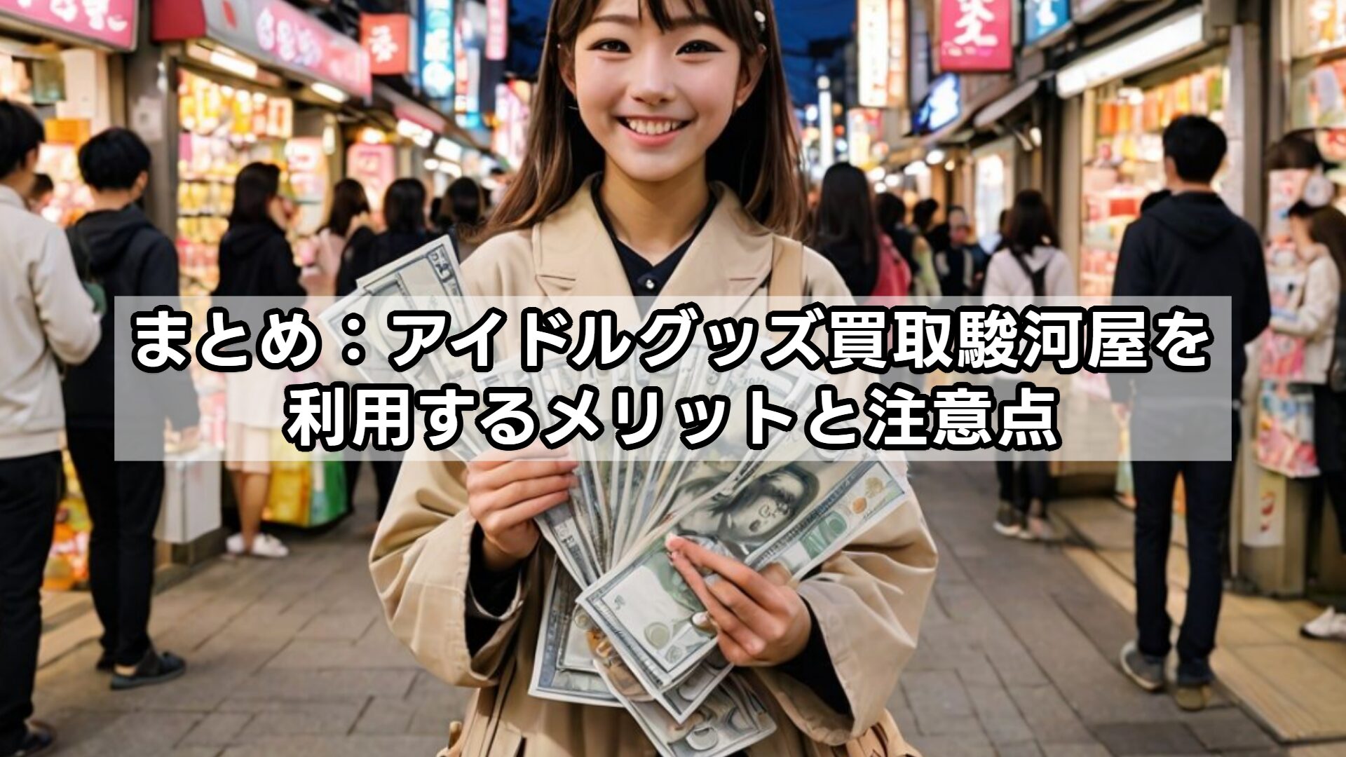 まとめ:アイドルグッズ買取駿河屋を利用するメリットと注意点