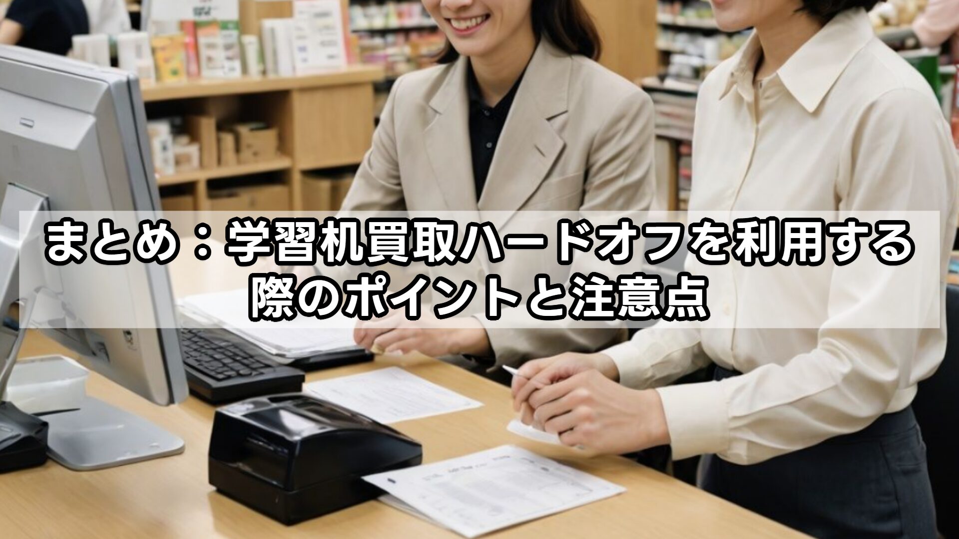 まとめ：学習机買取ハードオフを利用する際のポイントと注意点
