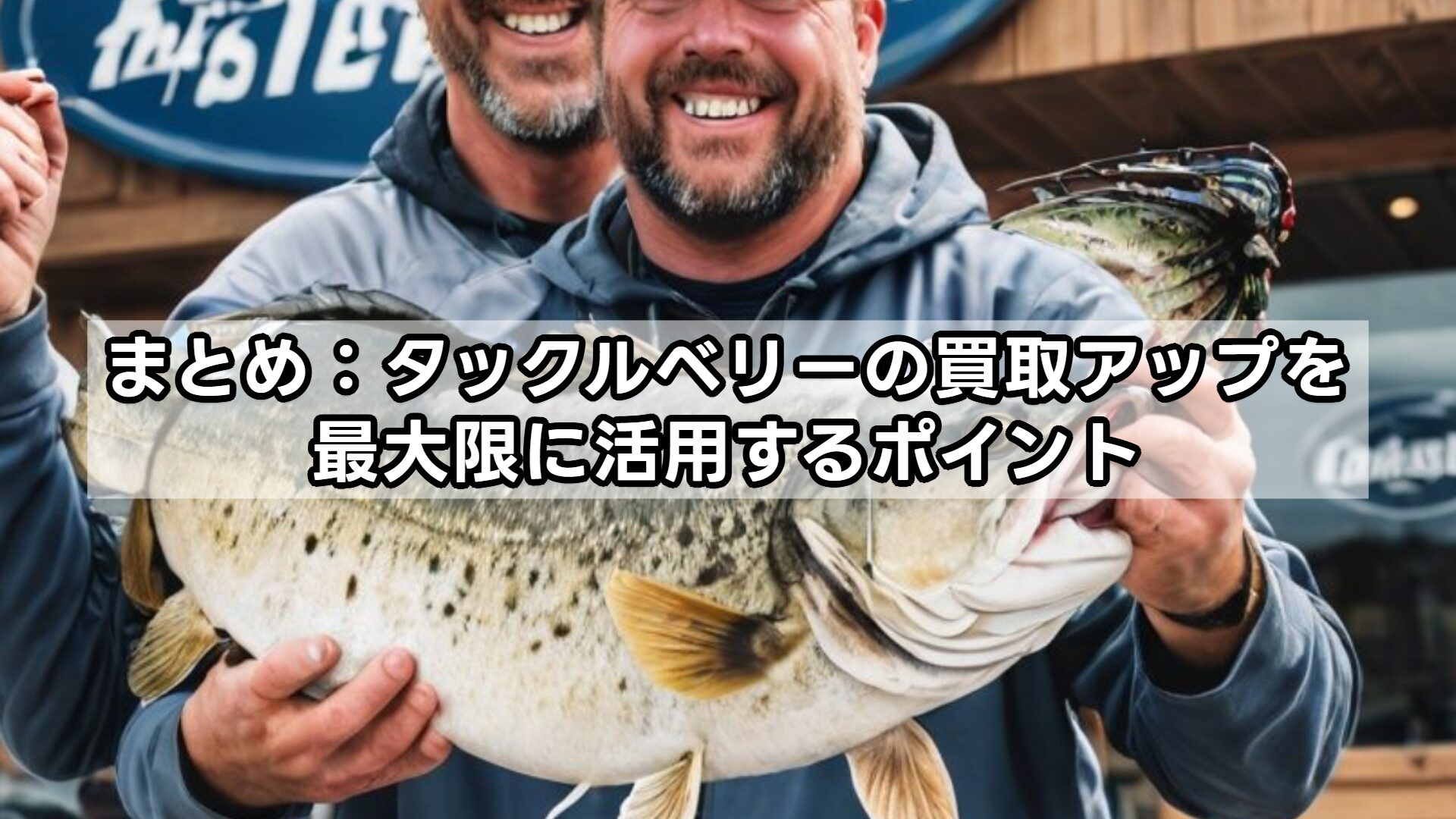 まとめ：タックルベリーの買取アップを最大限に活用するポイント