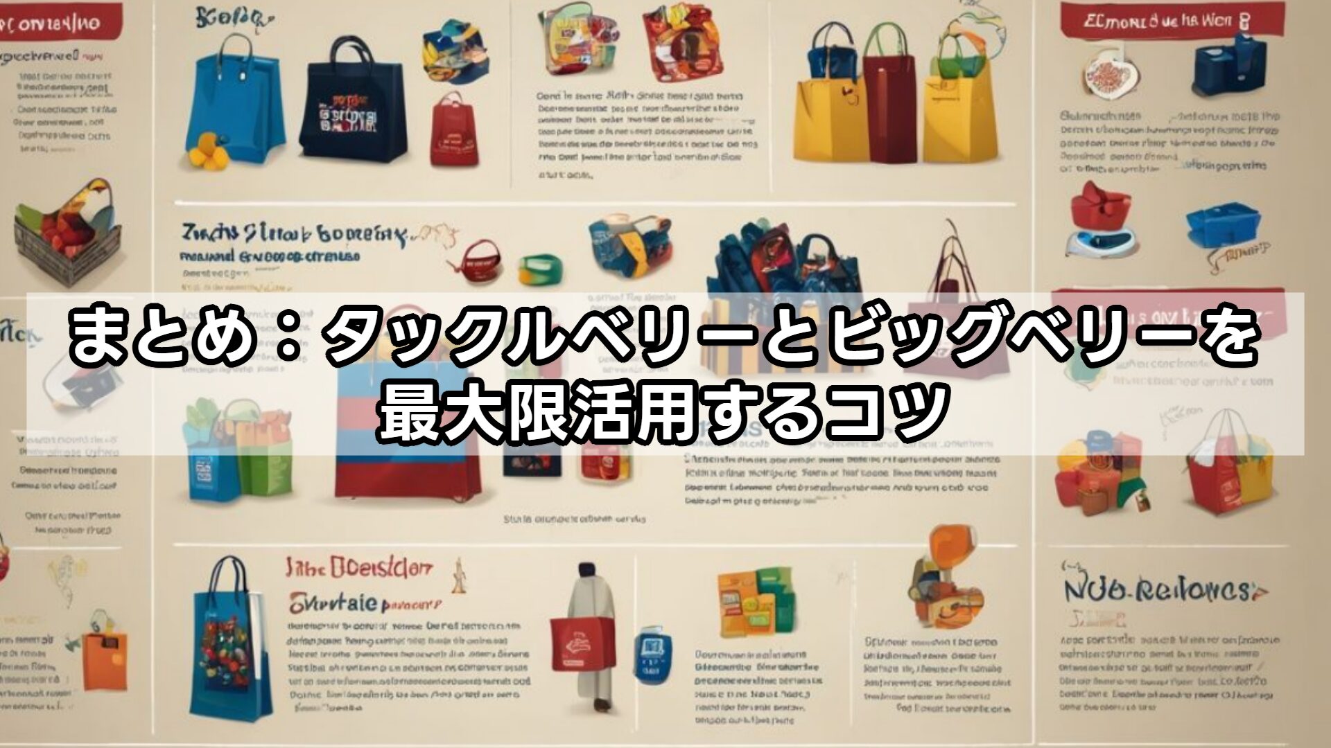 まとめ:タックルベリーとビッグベリーを最大限活用するコツ