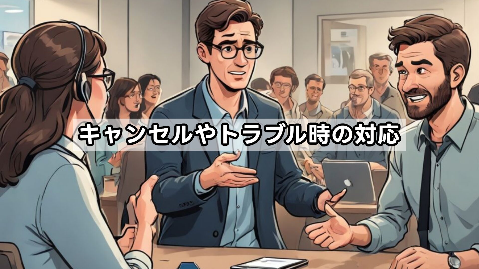 キャンセルやトラブル時の対応
