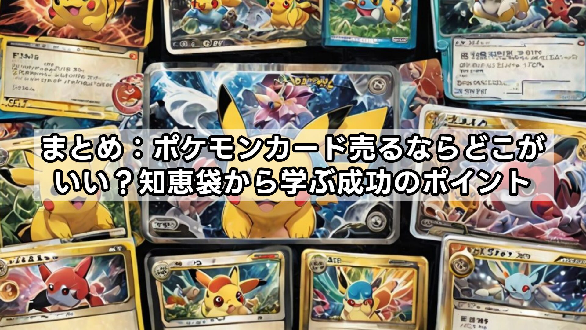 まとめ：ポケモンカード売るならどこがいい？知恵袋から学ぶ成功のポイント