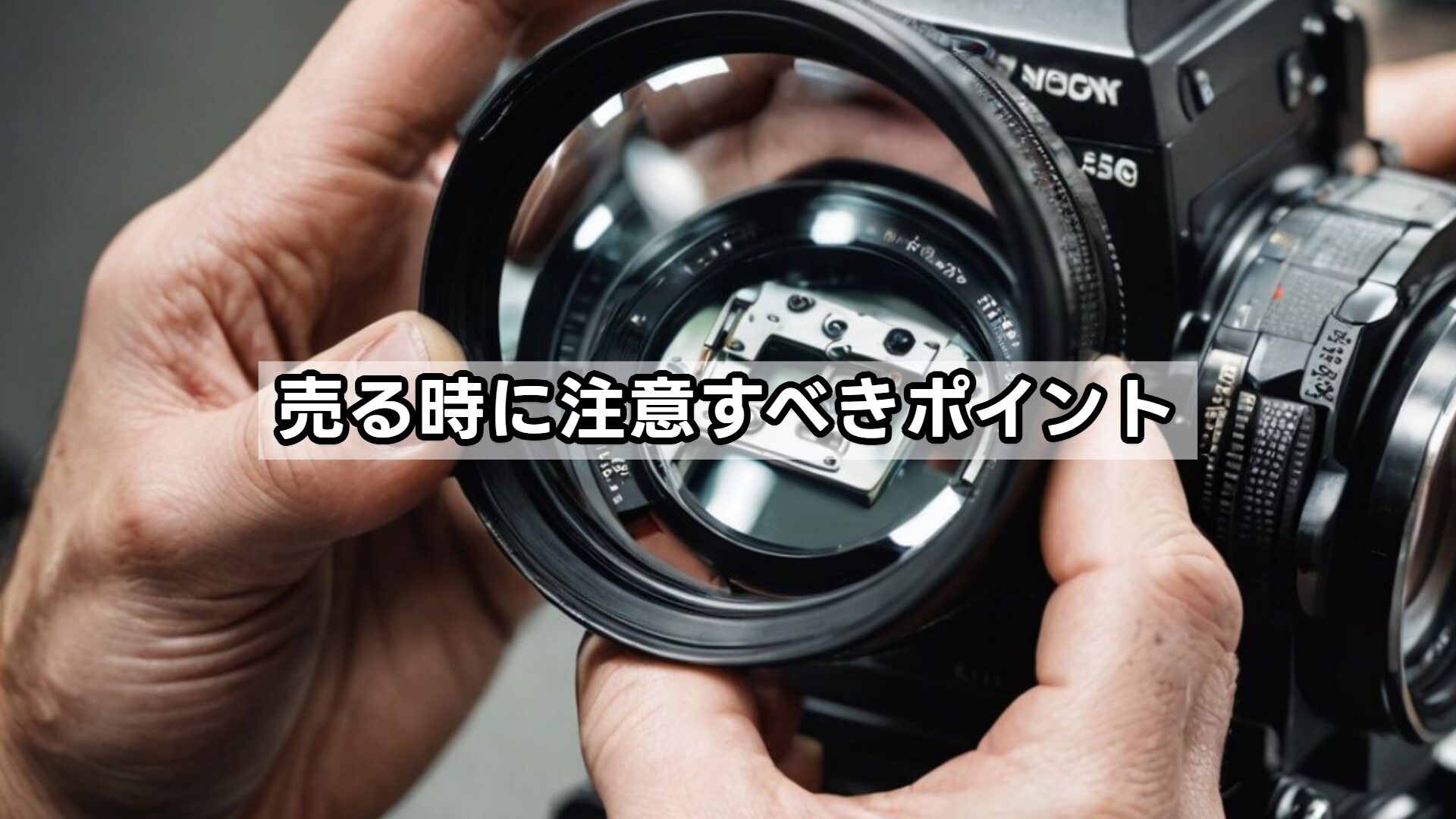 売る時に注意すべきポイント