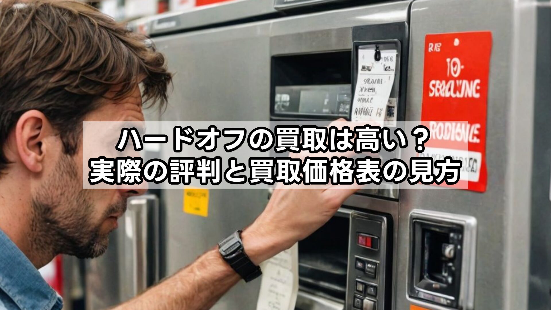 ハードオフの買取は高い？実際の評判と買取価格表の見方