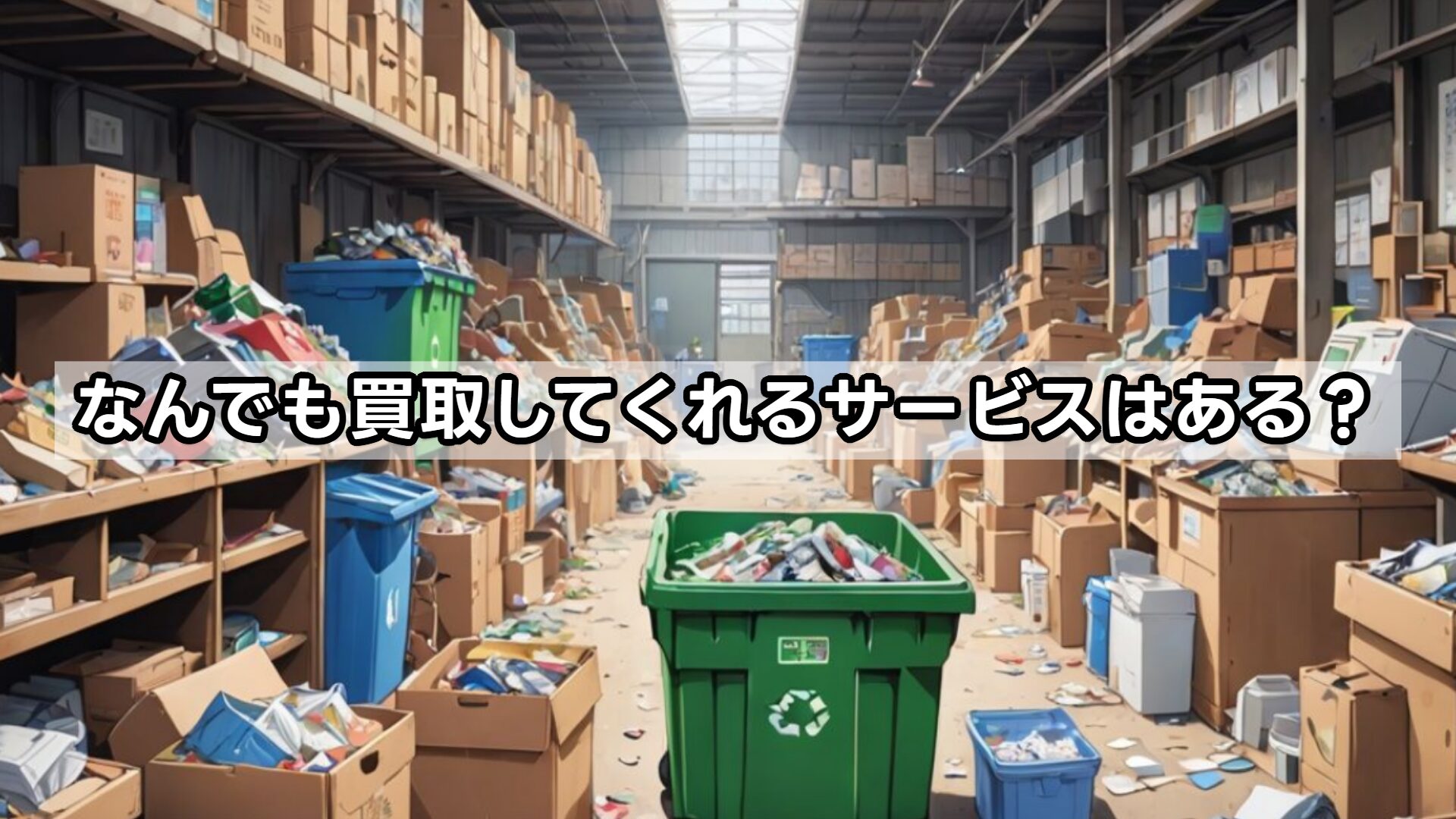 なんでも買取してくれるサービスはある？