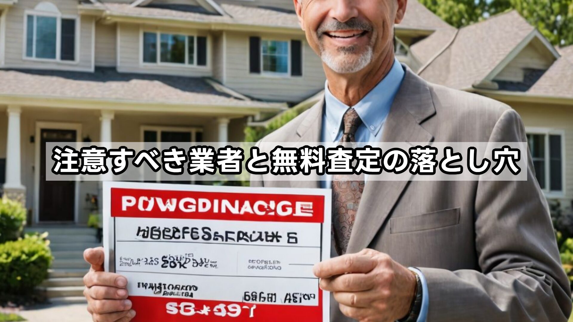 注意すべき業者と無料査定の落とし穴