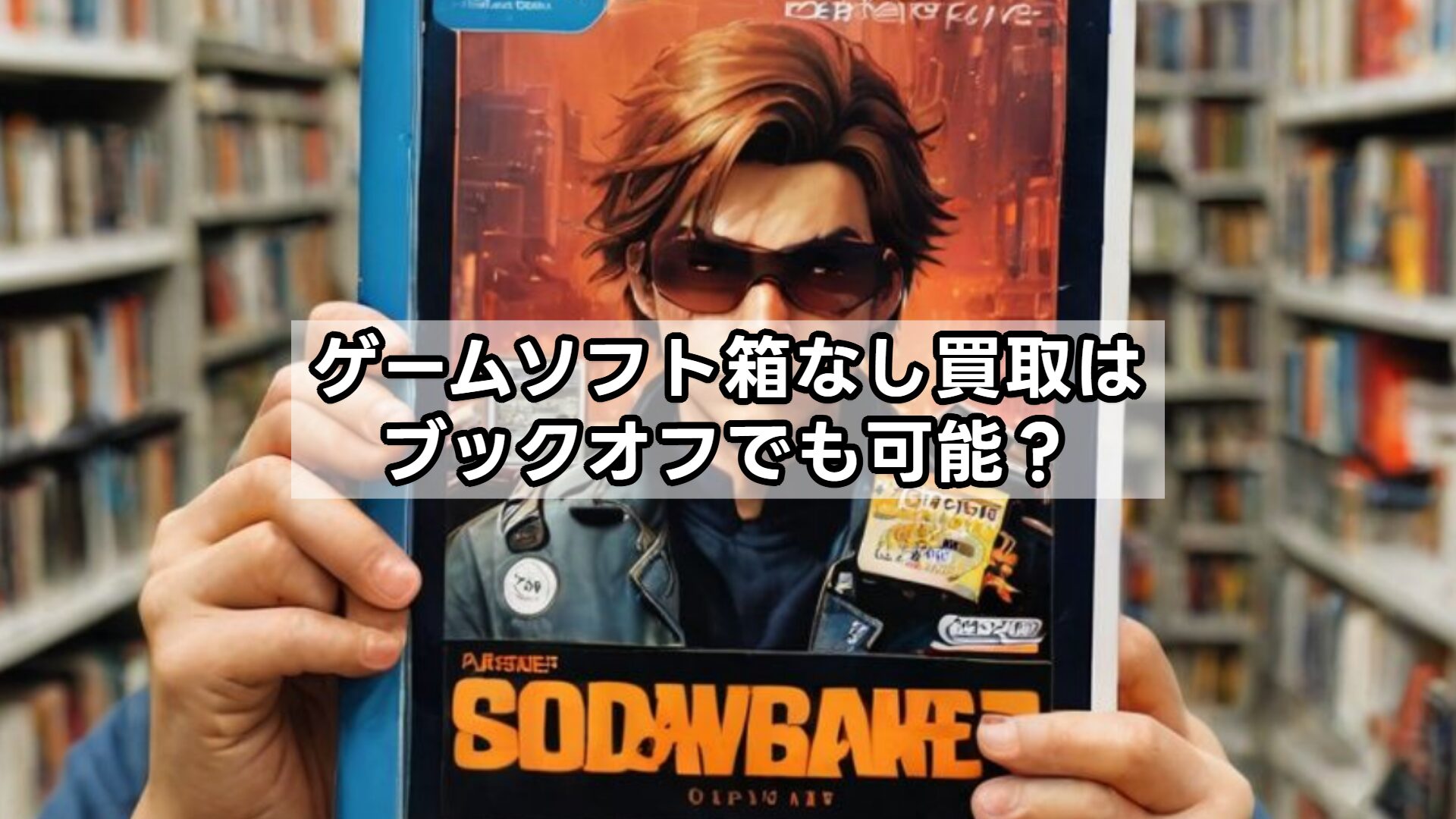 ゲームソフト箱なし買取はブックオフでも可能？