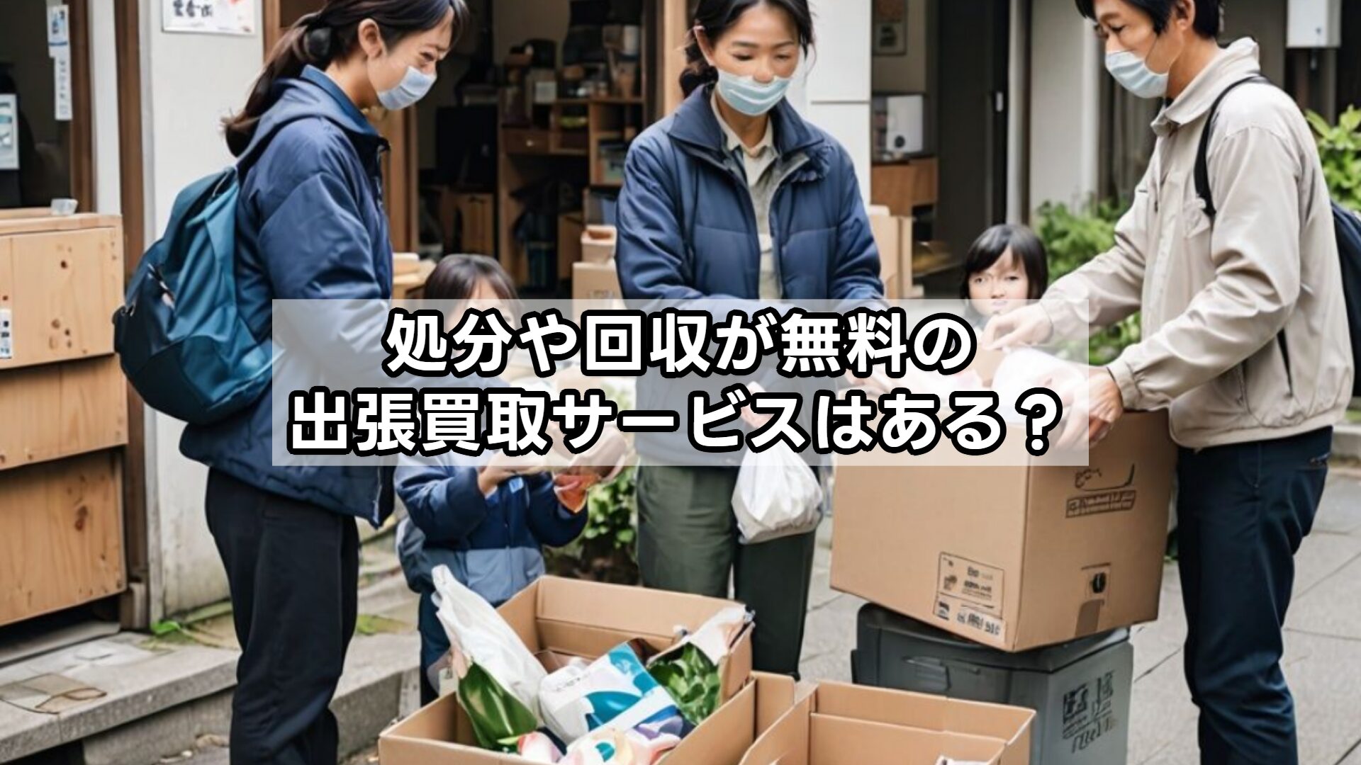 処分や回収が無料の出張買取サービスはある？