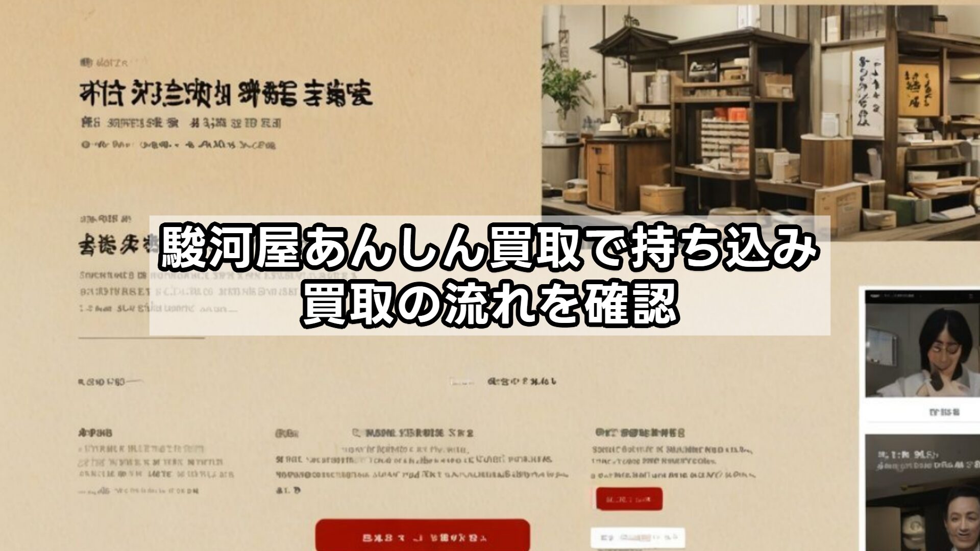 駿河屋あんしん買取で持ち込み買取の流れを確認