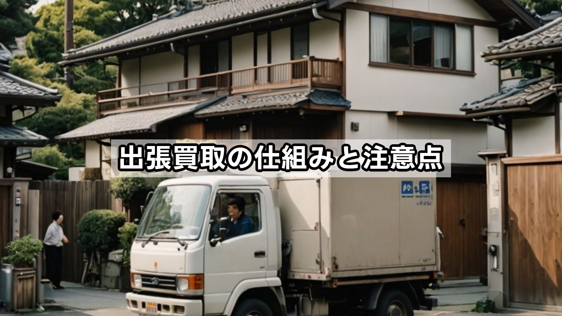 出張買取の仕組みと注意点