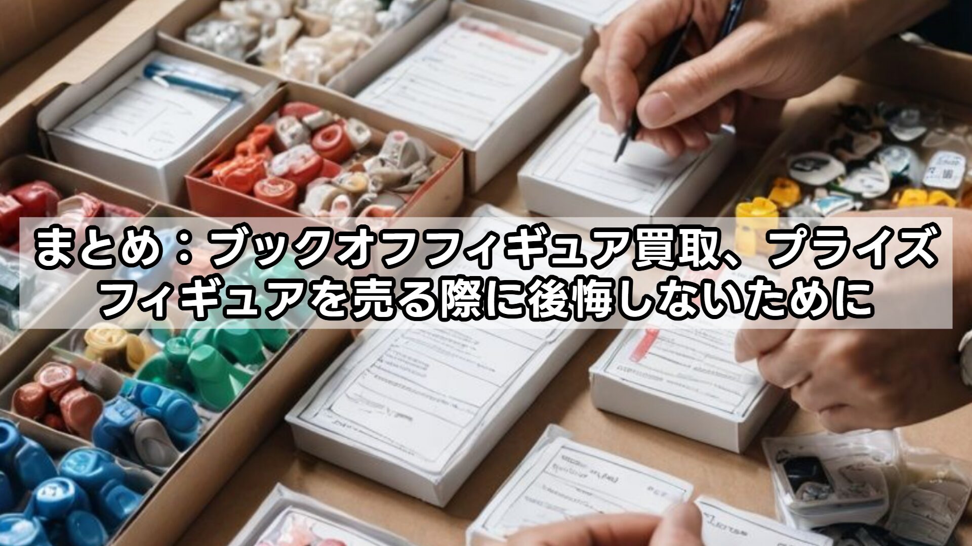 まとめ：ブックオフフィギュア買取、プライズフィギュアを売る際に後悔しないために