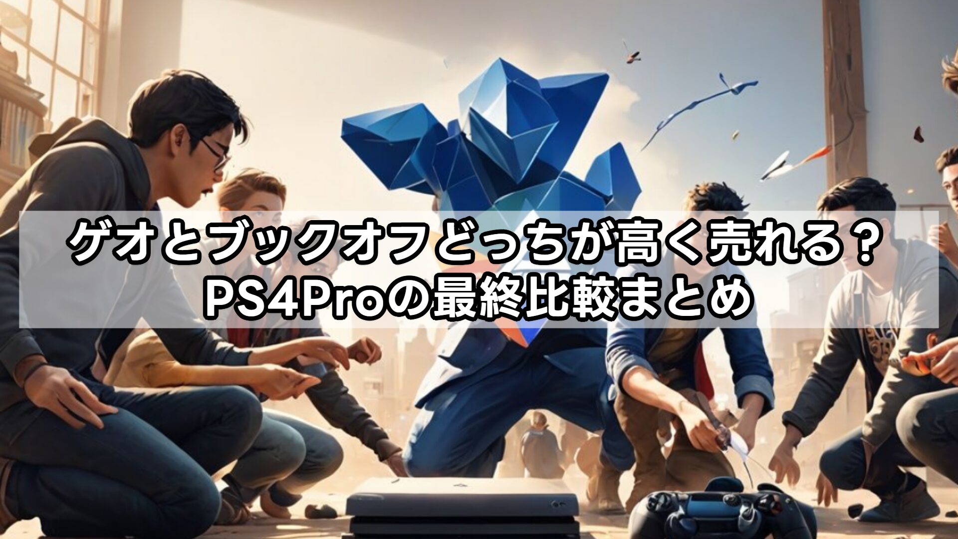 ゲオとブックオフどっちが高く売れる?PS4Proの最終比較まとめ